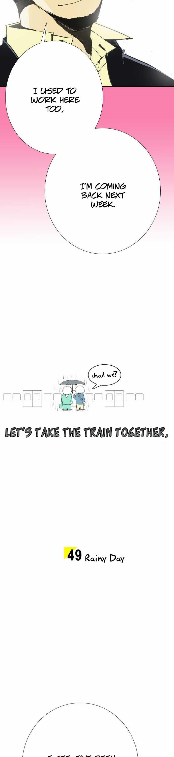 Let's Take the Train Together, Shall We? Chapter 49 page 3 - Chapter 49: Rainy Day