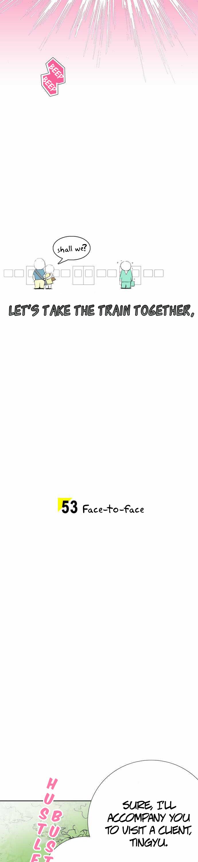 Let's Take the Train Together, Shall We? Chapter 53 page 3 - Chapter 53: Face-to-face