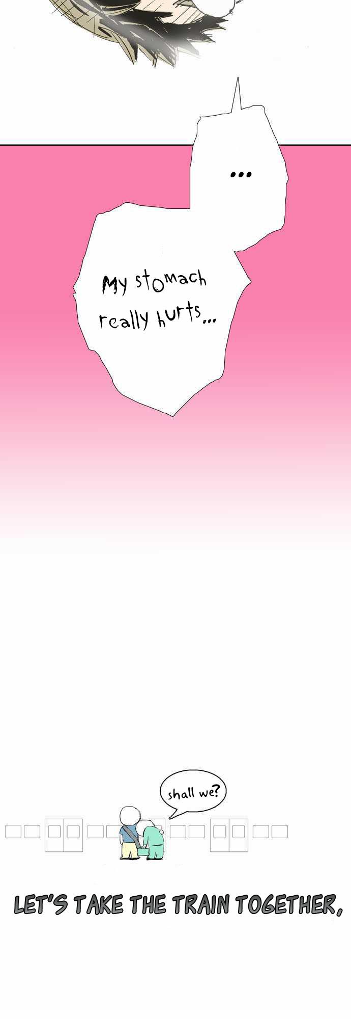 Let's Take the Train Together, Shall We? Chapter 56 page 4 - Chapter 56: Stomach Ache