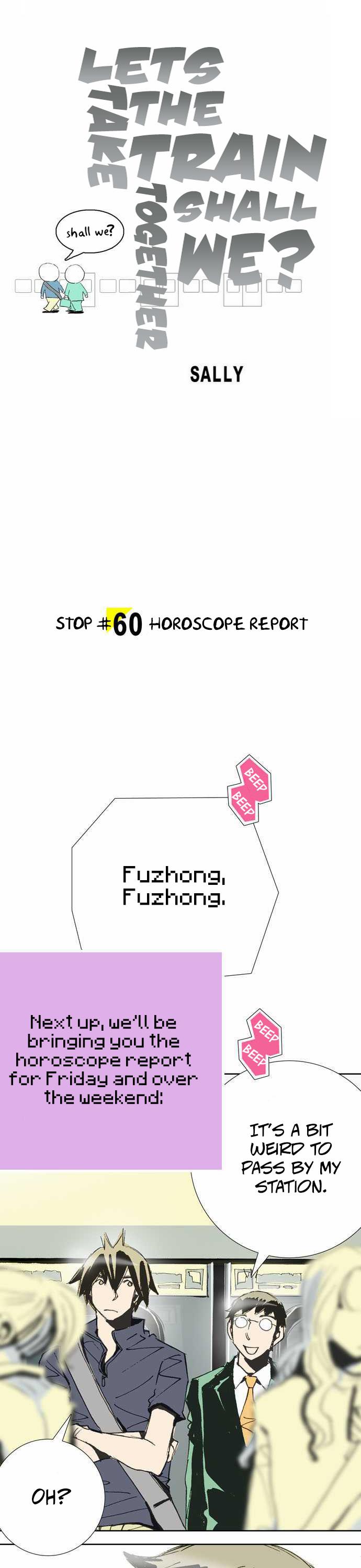 Let's Take the Train Together, Shall We? Chapter 60 page 3 - Chapter 60: Horoscope Report