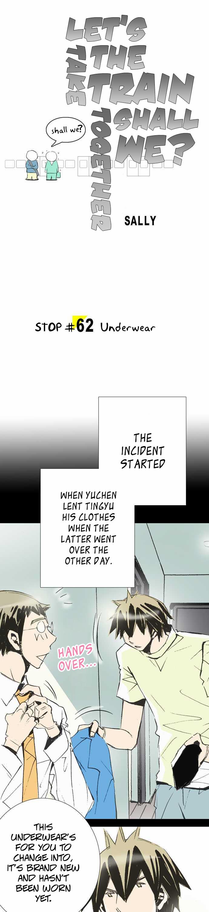 Let's Take the Train Together, Shall We? Chapter 62 page 6 - Chapter 62: Underwear
