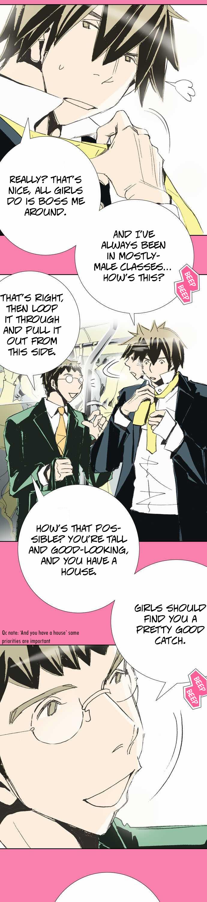 Let's Take the Train Together, Shall We? Chapter 65 page 14 - Chapter 65: Necktie