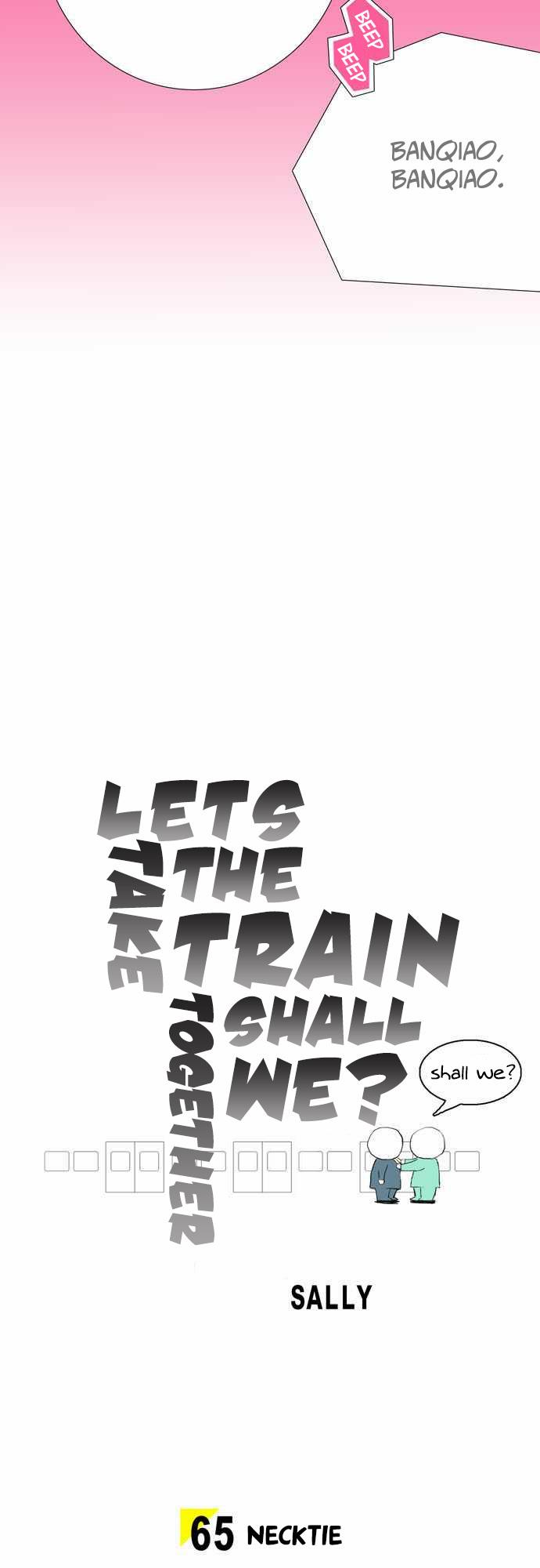 Let's Take the Train Together, Shall We? Chapter 65 page 5 - Chapter 65: Necktie