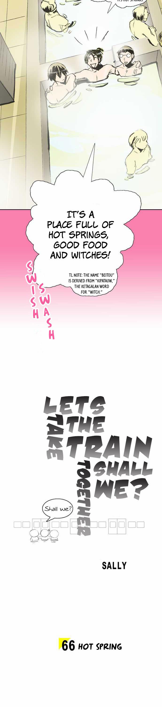 Let's Take the Train Together, Shall We? Chapter 66 page 3 - Chapter 66: Hot Springs