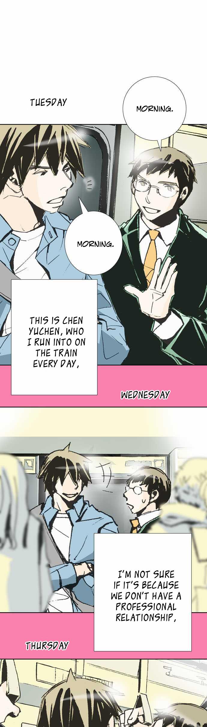Let's Take the Train Together, Shall We? Chapter 8 page 2 - Chapter 8: I Didn't See Him Today