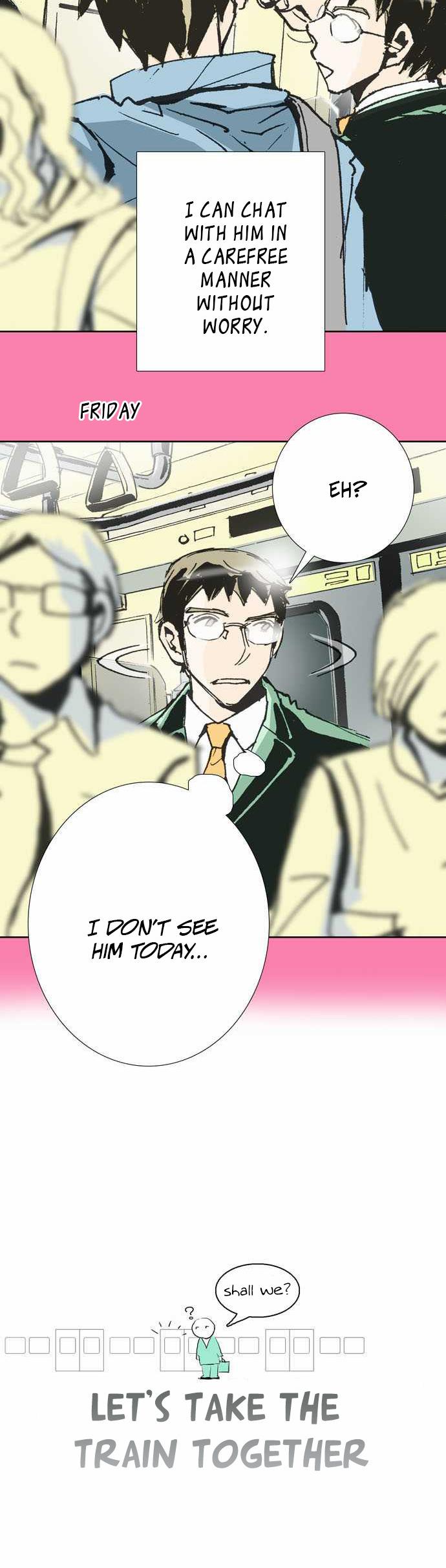 Let's Take the Train Together, Shall We? Chapter 8 page 3 - Chapter 8: I Didn't See Him Today