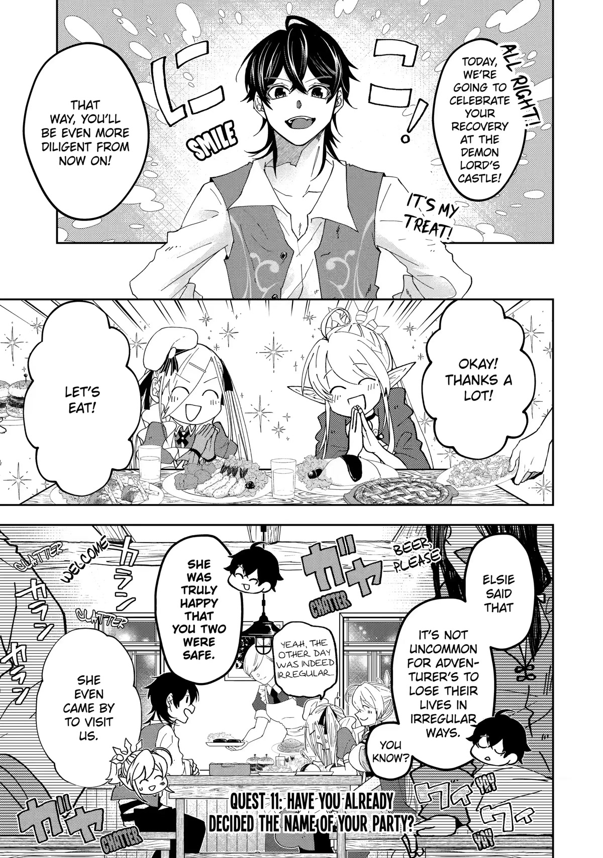 Level 0 Evil King Become the Adventurer In the New World Chapter 11 page 1 - Chapter 11