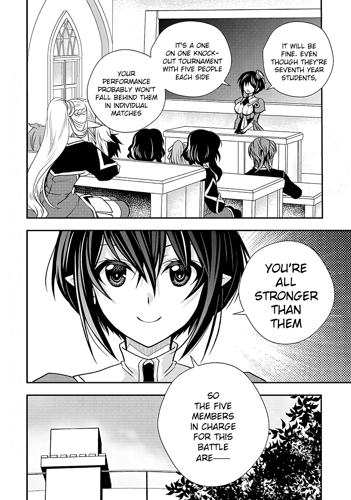 Level 1 no Saikyou kenja ~Noroi de sai kakyuu mahou shika tsukaenaikedo, kami no kanchigai de mugen no maryoku o te ni ire saikyou ni~ Chapter 12 page 10 - Chapter 12: Our opponents were the guys we met at the entrance ceremony