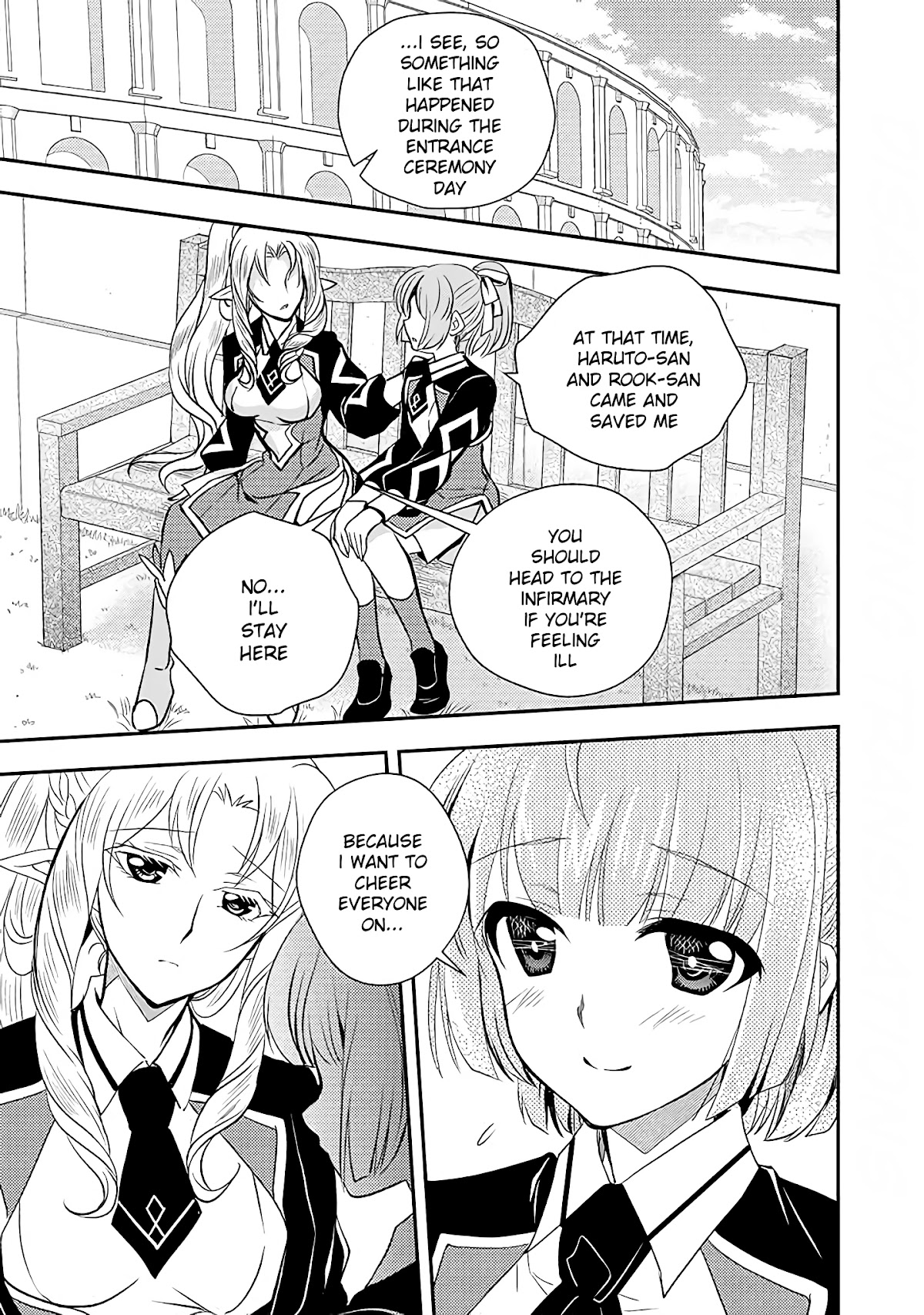 Level 1 no Saikyou kenja ~Noroi de sai kakyuu mahou shika tsukaenaikedo, kami no kanchigai de mugen no maryoku o te ni ire saikyou ni~ Chapter 12 page 15 - Chapter 12: Our opponents were the guys we met at the entrance ceremony