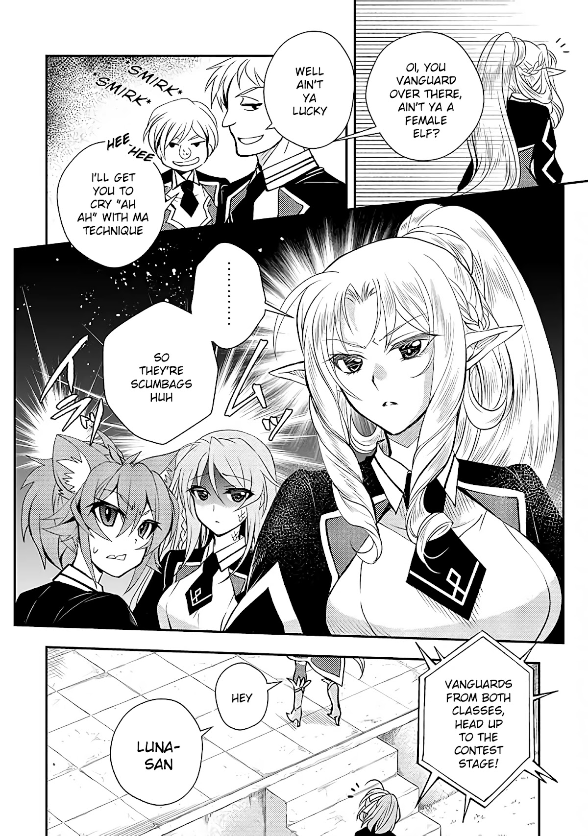 Level 1 no Saikyou kenja ~Noroi de sai kakyuu mahou shika tsukaenaikedo, kami no kanchigai de mugen no maryoku o te ni ire saikyou ni~ Chapter 12 page 16 - Chapter 12: Our opponents were the guys we met at the entrance ceremony