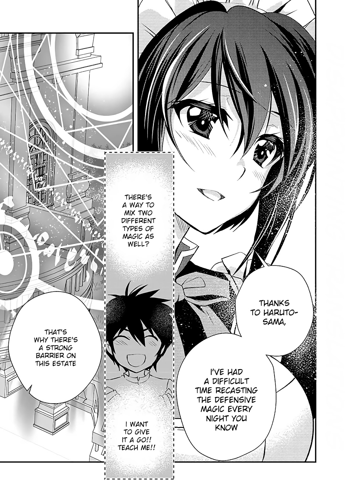 Level 1 no Saikyou kenja ~Noroi de sai kakyuu mahou shika tsukaenaikedo, kami no kanchigai de mugen no maryoku o te ni ire saikyou ni~ Chapter 12 page 5 - Chapter 12: Our opponents were the guys we met at the entrance ceremony