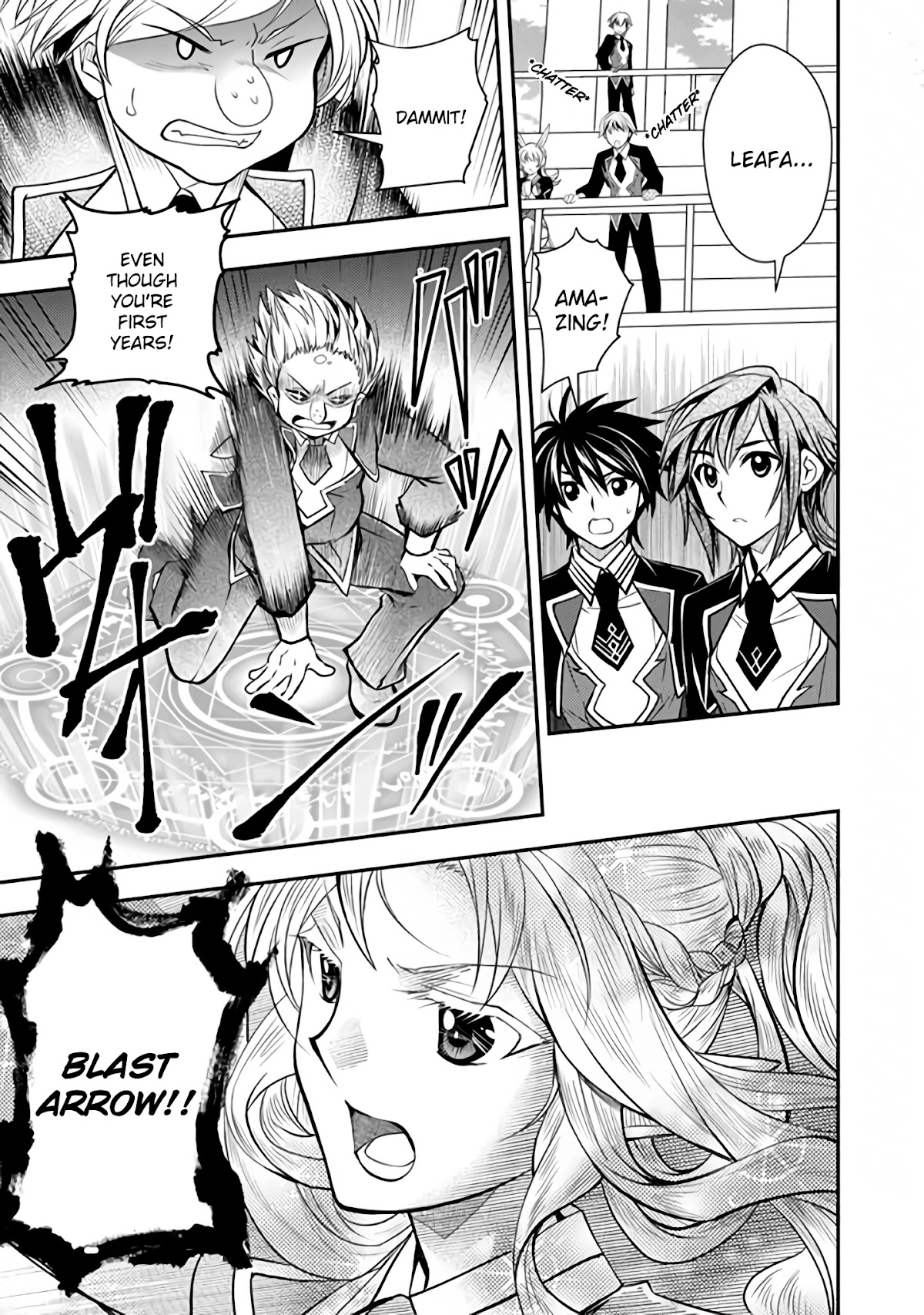 Level 1 no Saikyou kenja ~Noroi de sai kakyuu mahou shika tsukaenaikedo, kami no kanchigai de mugen no maryoku o te ni ire saikyou ni~ Chapter 13 page 11 - Chapter 13: My classmate was overwhelming