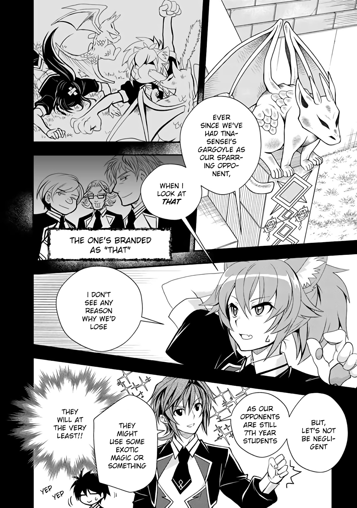 Level 1 no Saikyou kenja ~Noroi de sai kakyuu mahou shika tsukaenaikedo, kami no kanchigai de mugen no maryoku o te ni ire saikyou ni~ Chapter 13 page 2 - Chapter 13: My classmate was overwhelming