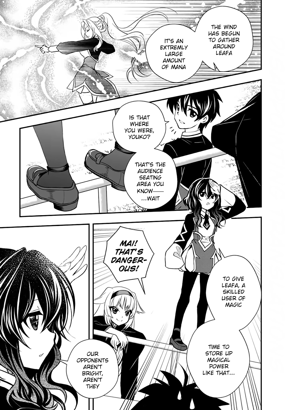 Level 1 no Saikyou kenja ~Noroi de sai kakyuu mahou shika tsukaenaikedo, kami no kanchigai de mugen no maryoku o te ni ire saikyou ni~ Chapter 13 page 5 - Chapter 13: My classmate was overwhelming