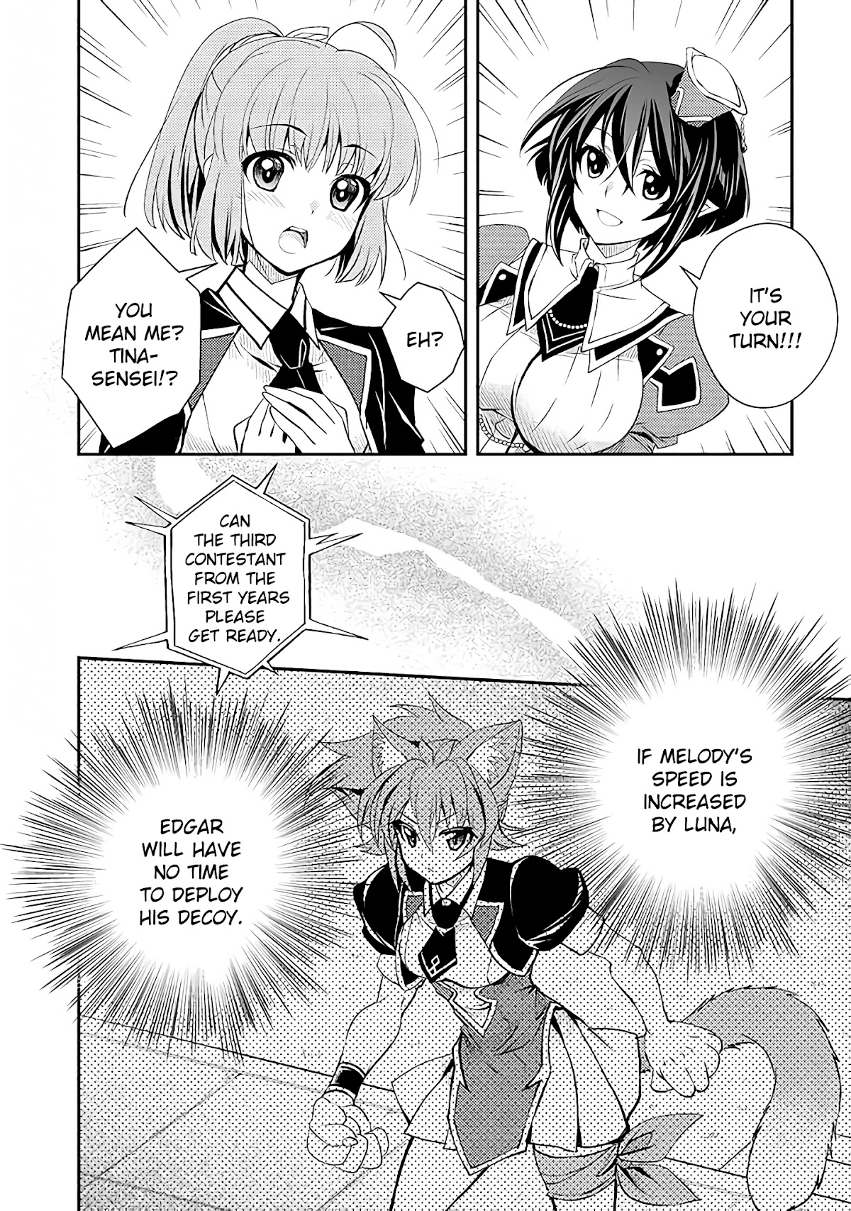 Level 1 no Saikyou kenja ~Noroi de sai kakyuu mahou shika tsukaenaikedo, kami no kanchigai de mugen no maryoku o te ni ire saikyou ni~ Chapter 14 page 12 - Chapter 14: Our opponents began to play dirty