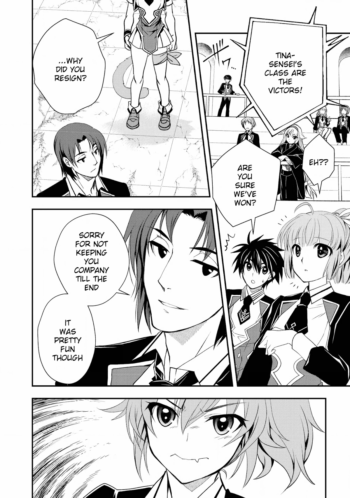 Level 1 no Saikyou kenja ~Noroi de sai kakyuu mahou shika tsukaenaikedo, kami no kanchigai de mugen no maryoku o te ni ire saikyou ni~ Chapter 15 page 12 - Chapter 15: I didn't get a turn at my first class competition