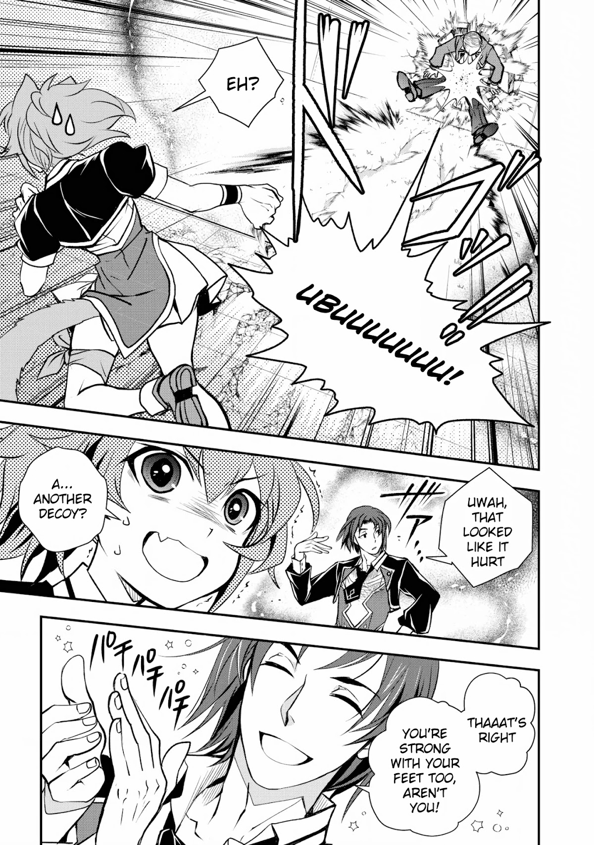 Level 1 no Saikyou kenja ~Noroi de sai kakyuu mahou shika tsukaenaikedo, kami no kanchigai de mugen no maryoku o te ni ire saikyou ni~ Chapter 15 page 9 - Chapter 15: I didn't get a turn at my first class competition