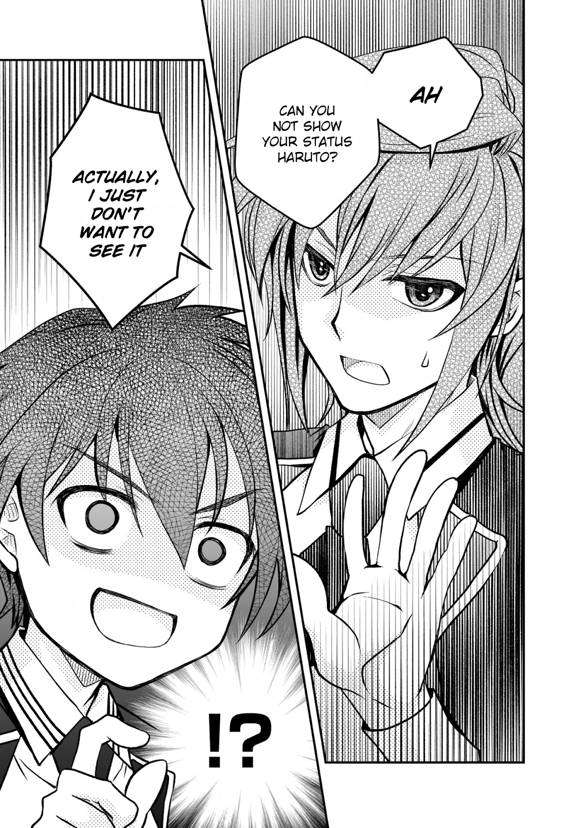 Level 1 no Saikyou kenja ~Noroi de sai kakyuu mahou shika tsukaenaikedo, kami no kanchigai de mugen no maryoku o te ni ire saikyou ni~ Chapter 17 page 15 - Chapter 17: I can't show my status