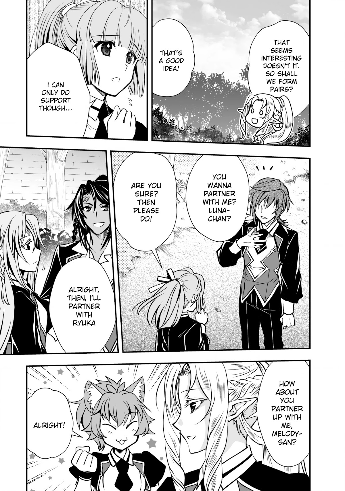 Level 1 no Saikyou kenja ~Noroi de sai kakyuu mahou shika tsukaenaikedo, kami no kanchigai de mugen no maryoku o te ni ire saikyou ni~ Chapter 17 page 19 - Chapter 17: I can't show my status