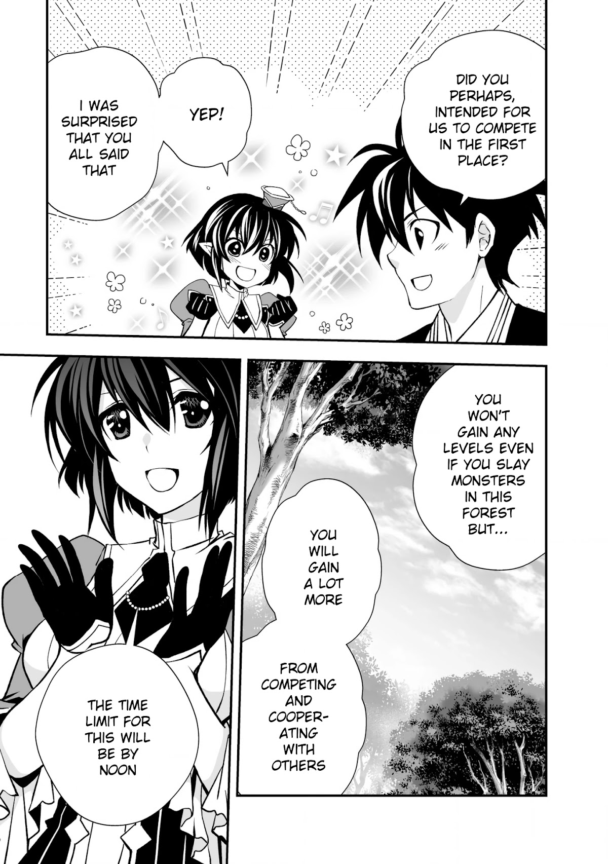 Level 1 no Saikyou kenja ~Noroi de sai kakyuu mahou shika tsukaenaikedo, kami no kanchigai de mugen no maryoku o te ni ire saikyou ni~ Chapter 17 page 23 - Chapter 17: I can't show my status