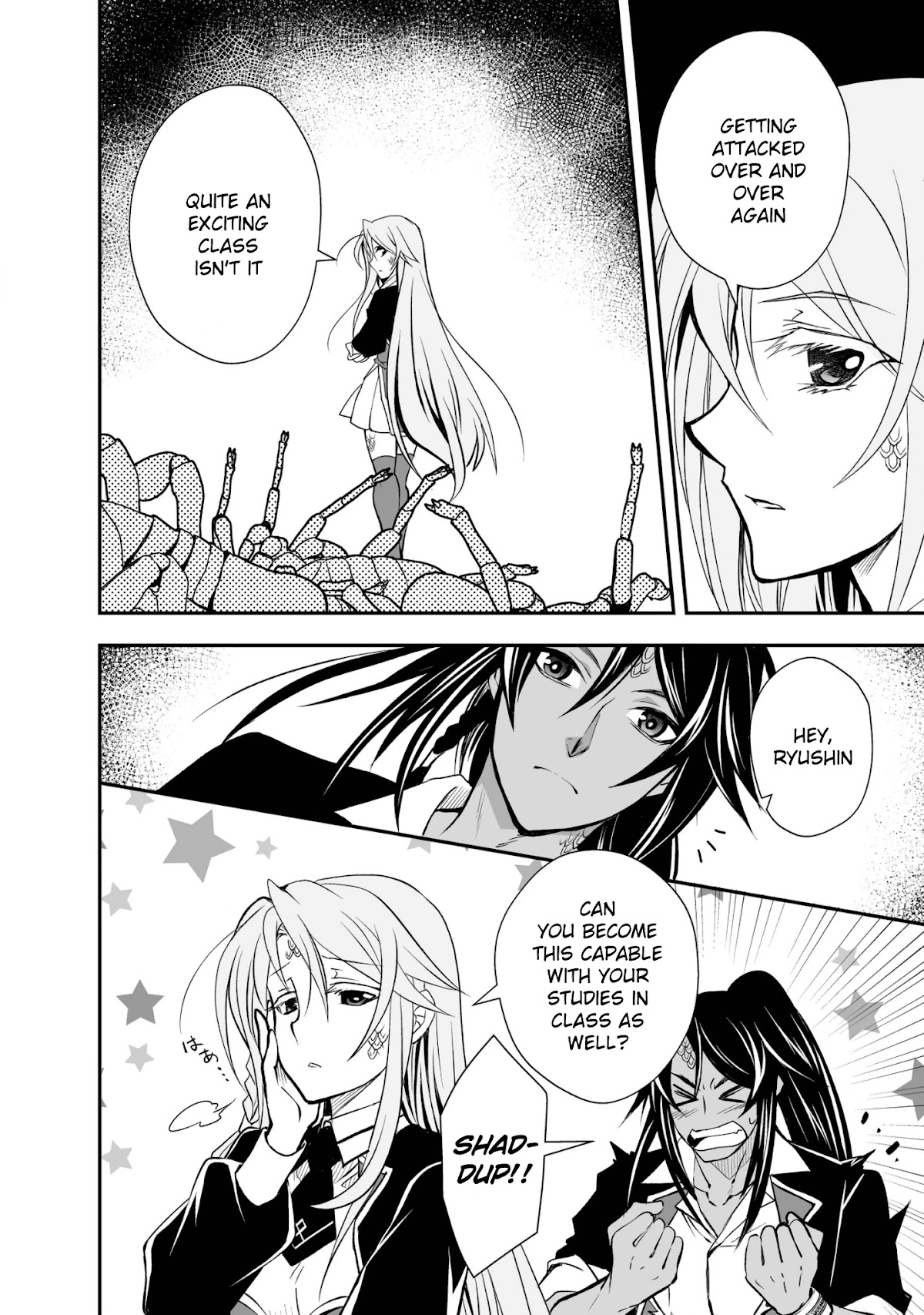 Level 1 no Saikyou kenja ~Noroi de sai kakyuu mahou shika tsukaenaikedo, kami no kanchigai de mugen no maryoku o te ni ire saikyou ni~ Chapter 18 page 22 - Chapter 18: Pair up and start the competition to slay the monsters!