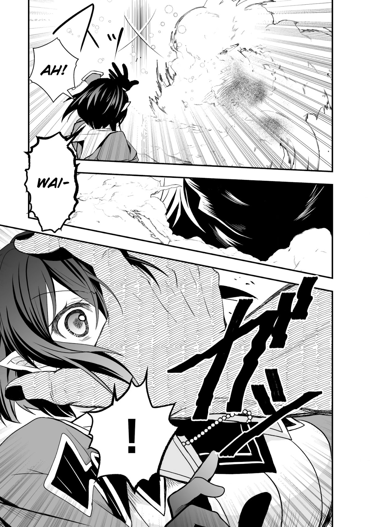 Level 1 no Saikyou kenja ~Noroi de sai kakyuu mahou shika tsukaenaikedo, kami no kanchigai de mugen no maryoku o te ni ire saikyou ni~ Chapter 19 page 23 - Chapter 19: Within that cute figure, hides a certain malice