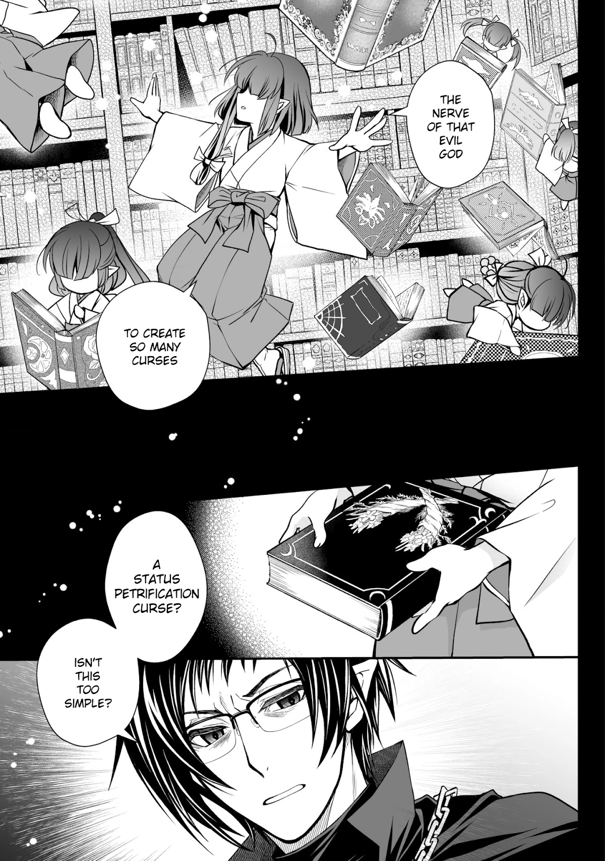Level 1 no Saikyou kenja ~Noroi de sai kakyuu mahou shika tsukaenaikedo, kami no kanchigai de mugen no maryoku o te ni ire saikyou ni~ Chapter 19 page 5 - Chapter 19: Within that cute figure, hides a certain malice