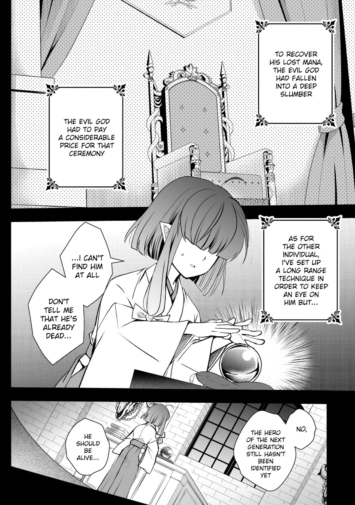 Level 1 no Saikyou kenja ~Noroi de sai kakyuu mahou shika tsukaenaikedo, kami no kanchigai de mugen no maryoku o te ni ire saikyou ni~ Chapter 19 page 8 - Chapter 19: Within that cute figure, hides a certain malice