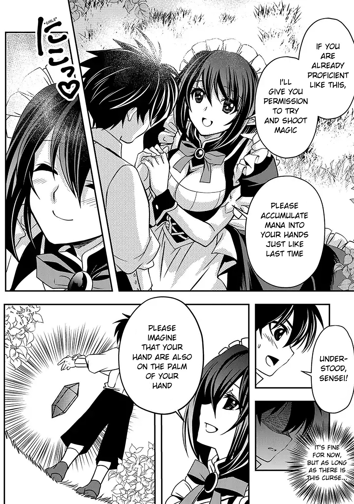 Level 1 no Saikyou kenja ~Noroi de sai kakyuu mahou shika tsukaenaikedo, kami no kanchigai de mugen no maryoku o te ni ire saikyou ni~ Chapter 2 page 20 - Chapter 2: My personal maid was the great-grandchild of the hero