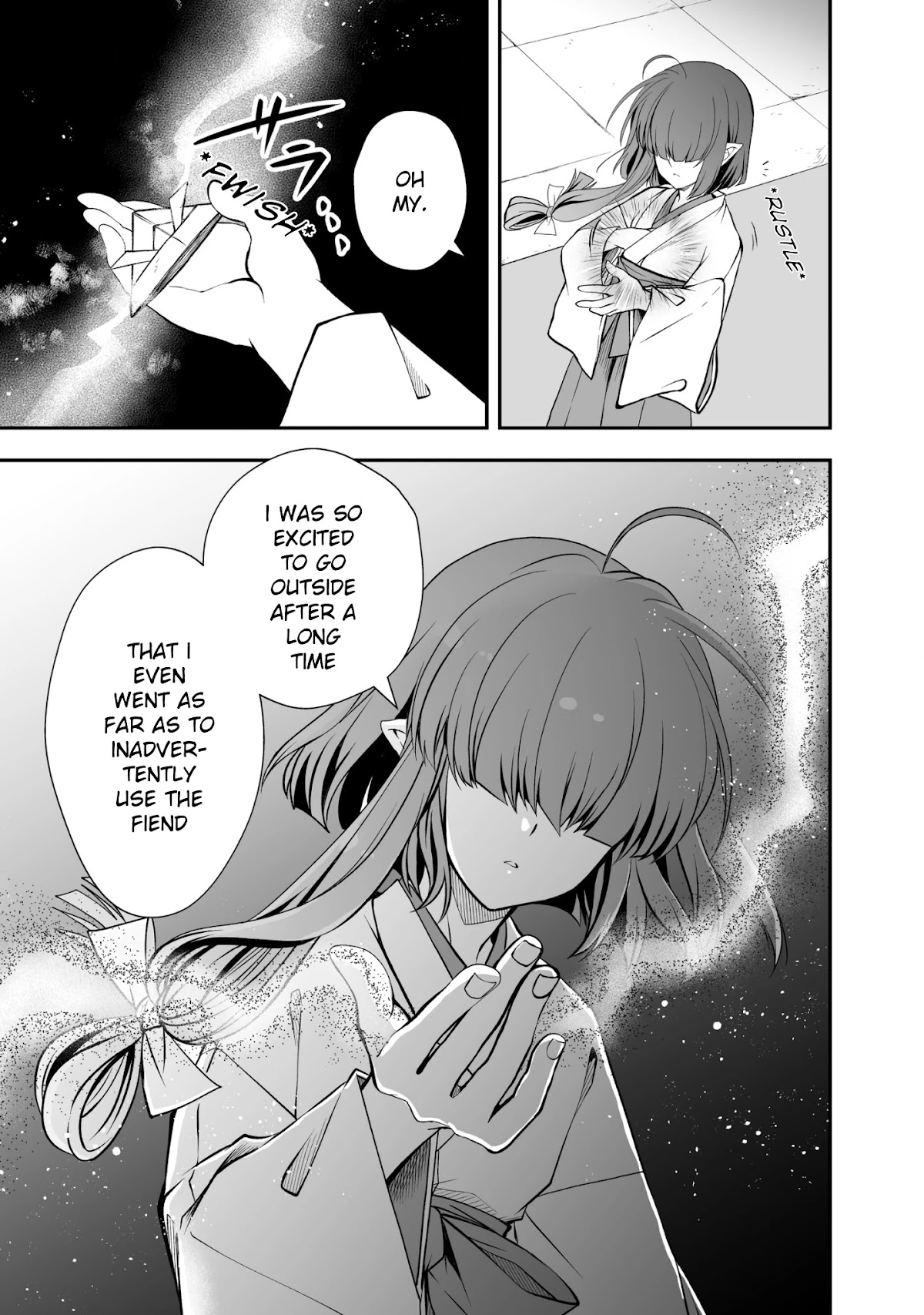 Level 1 no Saikyou kenja ~Noroi de sai kakyuu mahou shika tsukaenaikedo, kami no kanchigai de mugen no maryoku o te ni ire saikyou ni~ Chapter 22 page 5 - Chapter 22: Summoning a spirit with my elementary level magic