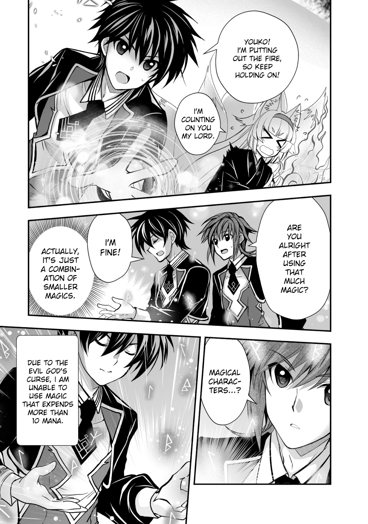 Level 1 no Saikyou kenja ~Noroi de sai kakyuu mahou shika tsukaenaikedo, kami no kanchigai de mugen no maryoku o te ni ire saikyou ni~ Chapter 22 page 9 - Chapter 22: Summoning a spirit with my elementary level magic