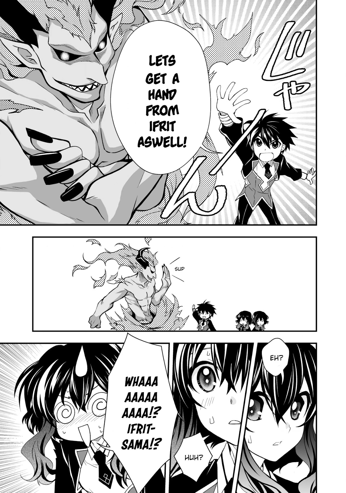 Level 1 no Saikyou kenja ~Noroi de sai kakyuu mahou shika tsukaenaikedo, kami no kanchigai de mugen no maryoku o te ni ire saikyou ni~ Chapter 23 page 9 - Chapter 23: The time for my level to be revealed has come.