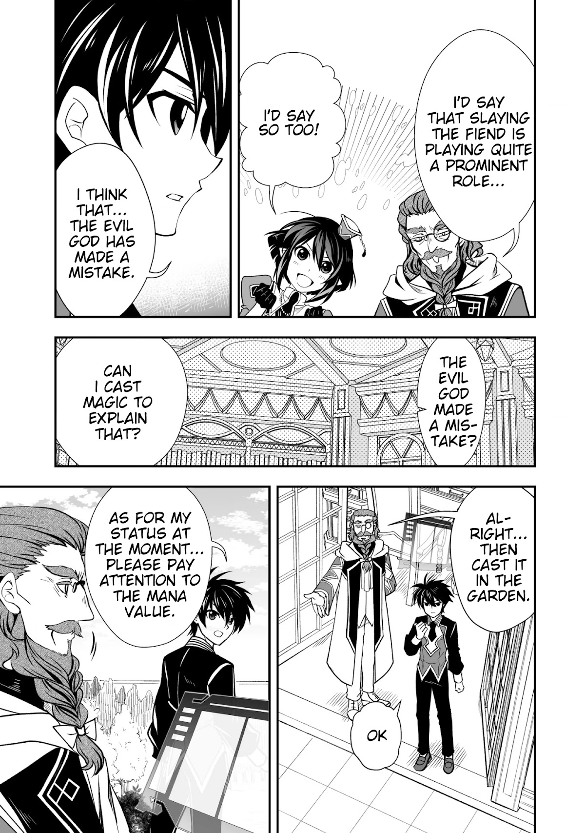 Level 1 no Saikyou kenja ~Noroi de sai kakyuu mahou shika tsukaenaikedo, kami no kanchigai de mugen no maryoku o te ni ire saikyou ni~ Chapter 24 page 3 - Chapter 24: I found out my classmate's identity