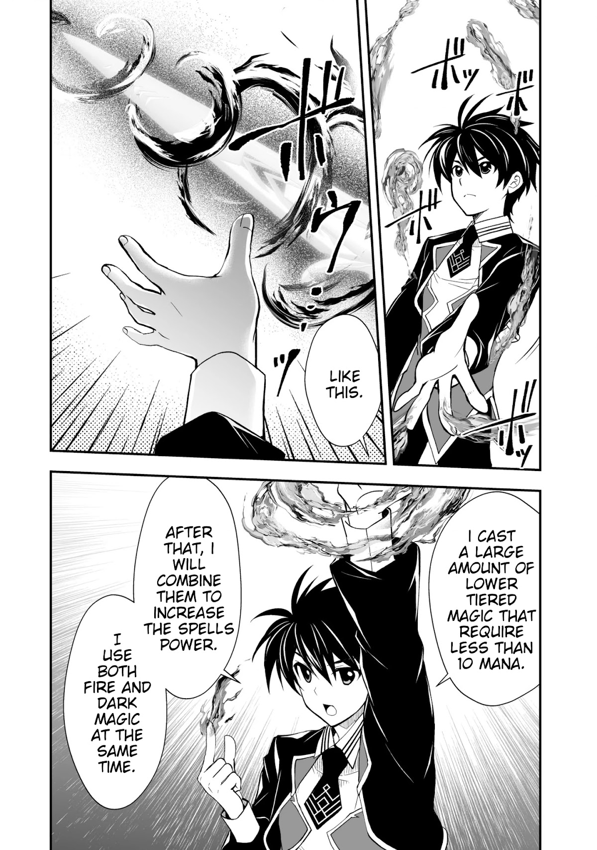 Level 1 no Saikyou kenja ~Noroi de sai kakyuu mahou shika tsukaenaikedo, kami no kanchigai de mugen no maryoku o te ni ire saikyou ni~ Chapter 24 page 6 - Chapter 24: I found out my classmate's identity