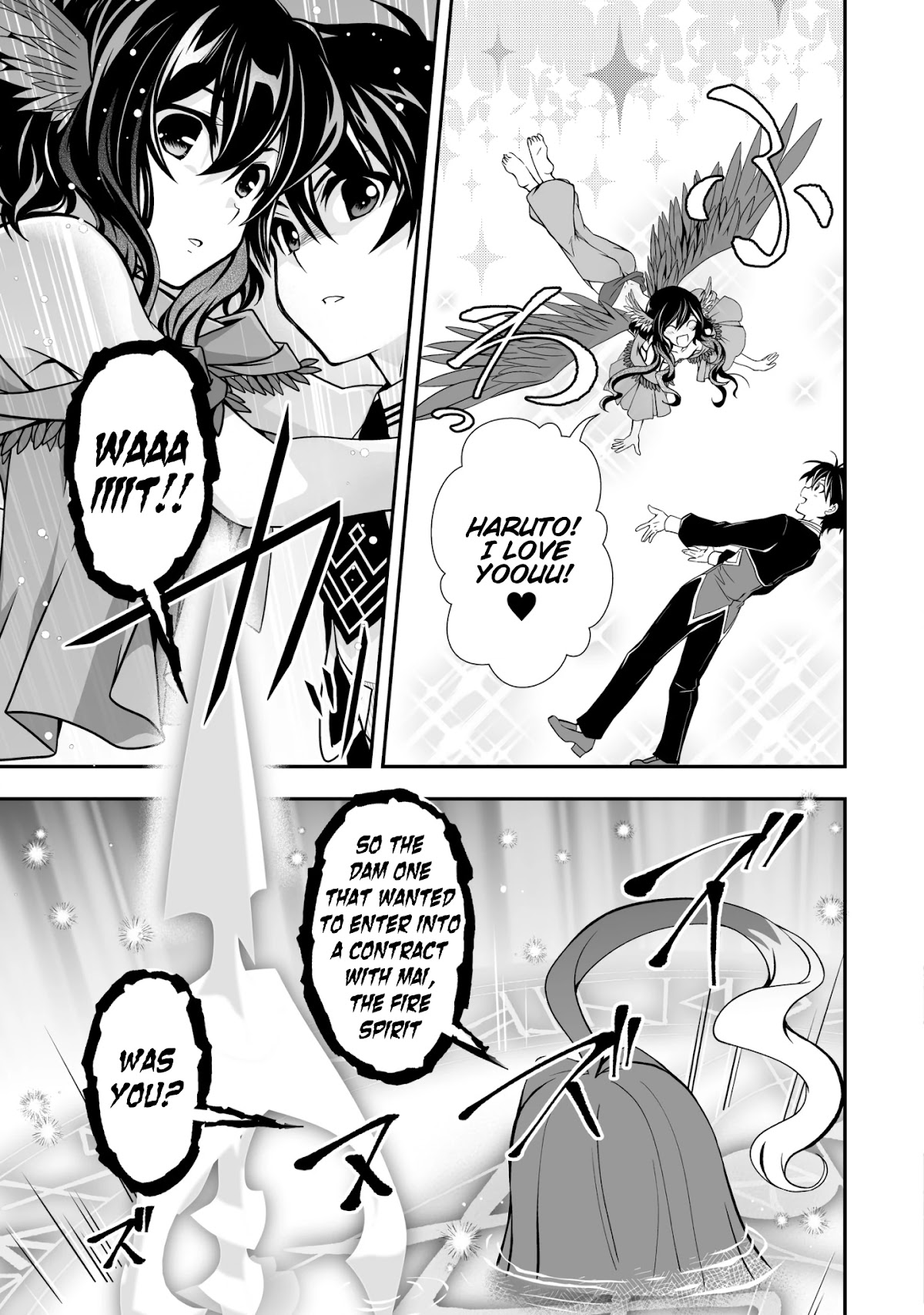 Level 1 no Saikyou kenja ~Noroi de sai kakyuu mahou shika tsukaenaikedo, kami no kanchigai de mugen no maryoku o te ni ire saikyou ni~ Chapter 25 page 13 - Chapter 25: The one I summoned was some old guy (spirit)
