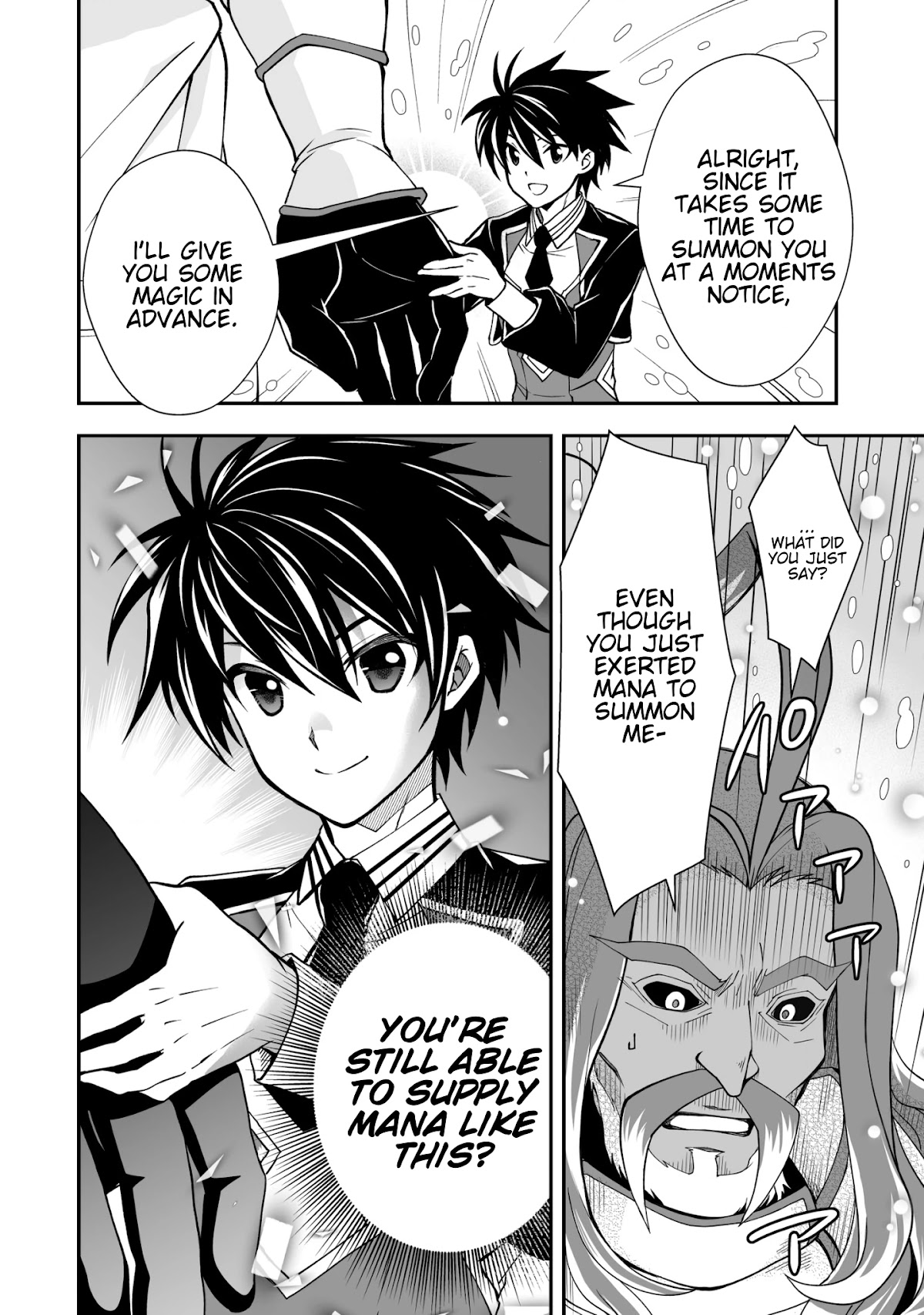 Level 1 no Saikyou kenja ~Noroi de sai kakyuu mahou shika tsukaenaikedo, kami no kanchigai de mugen no maryoku o te ni ire saikyou ni~ Chapter 25 page 20 - Chapter 25: The one I summoned was some old guy (spirit)