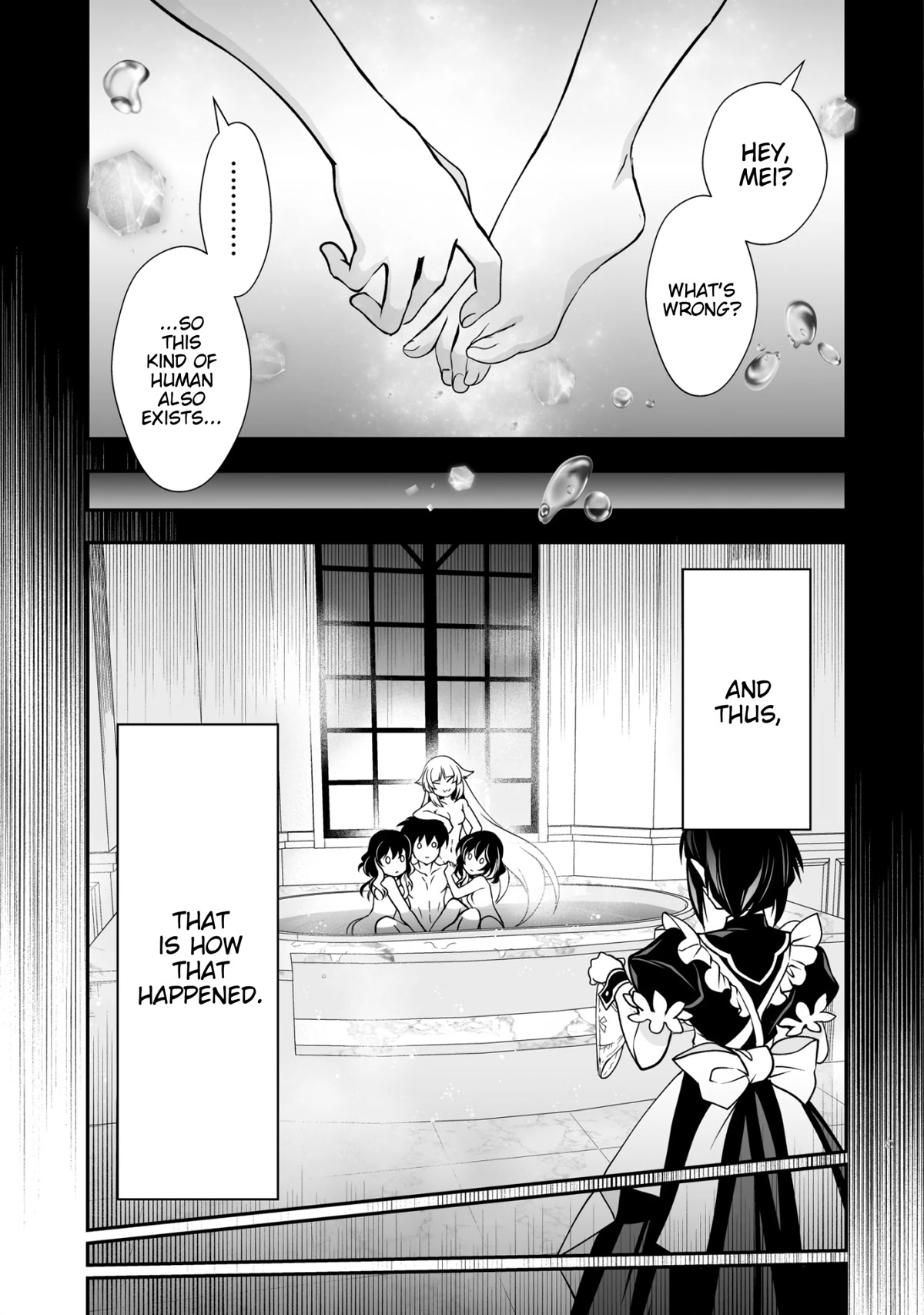 Level 1 no Saikyou kenja ~Noroi de sai kakyuu mahou shika tsukaenaikedo, kami no kanchigai de mugen no maryoku o te ni ire saikyou ni~ Chapter 26.2 page 3 - Chapter 26.2: I accidentally made my personal maid angry (Second Half)