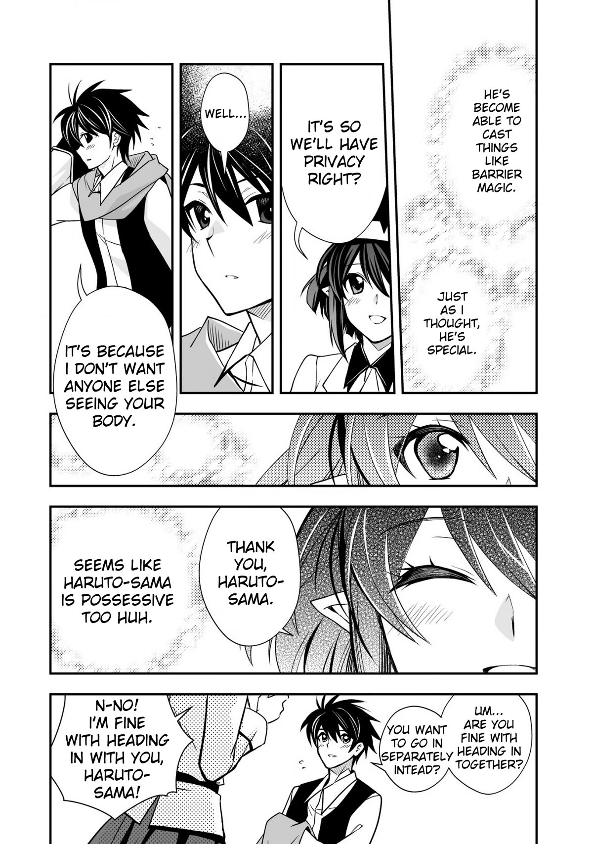 Level 1 no Saikyou kenja ~Noroi de sai kakyuu mahou shika tsukaenaikedo, kami no kanchigai de mugen no maryoku o te ni ire saikyou ni~ Chapter 28 page 4 - Chapter 28: Seems like my maid has become a bit bolder