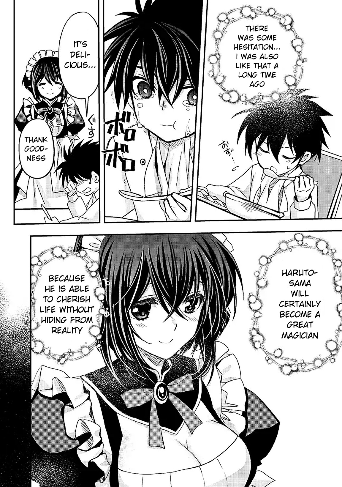Level 1 no Saikyou kenja ~Noroi de sai kakyuu mahou shika tsukaenaikedo, kami no kanchigai de mugen no maryoku o te ni ire saikyou ni~ Chapter 3 page 8 - Chapter 3: My first kill was a small monster