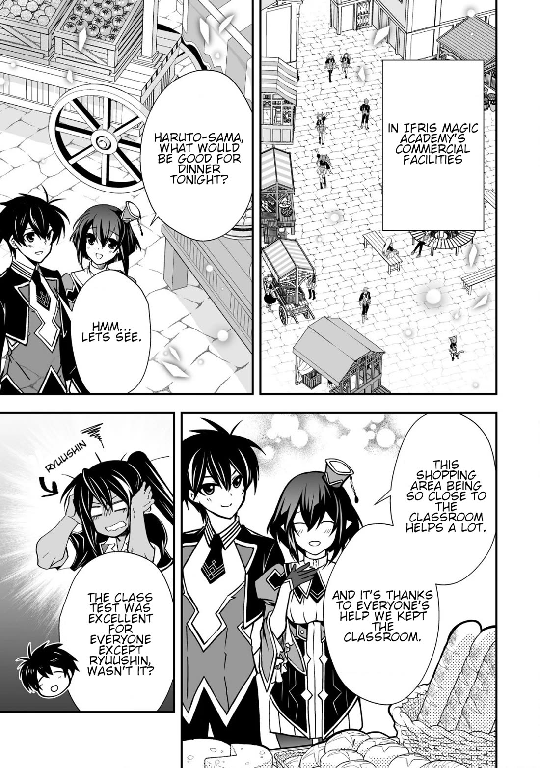 Level 1 no Saikyou kenja ~Noroi de sai kakyuu mahou shika tsukaenaikedo, kami no kanchigai de mugen no maryoku o te ni ire saikyou ni~ Chapter 30 page 13 - Chapter 30: The student council president stands in the way of my life in another world