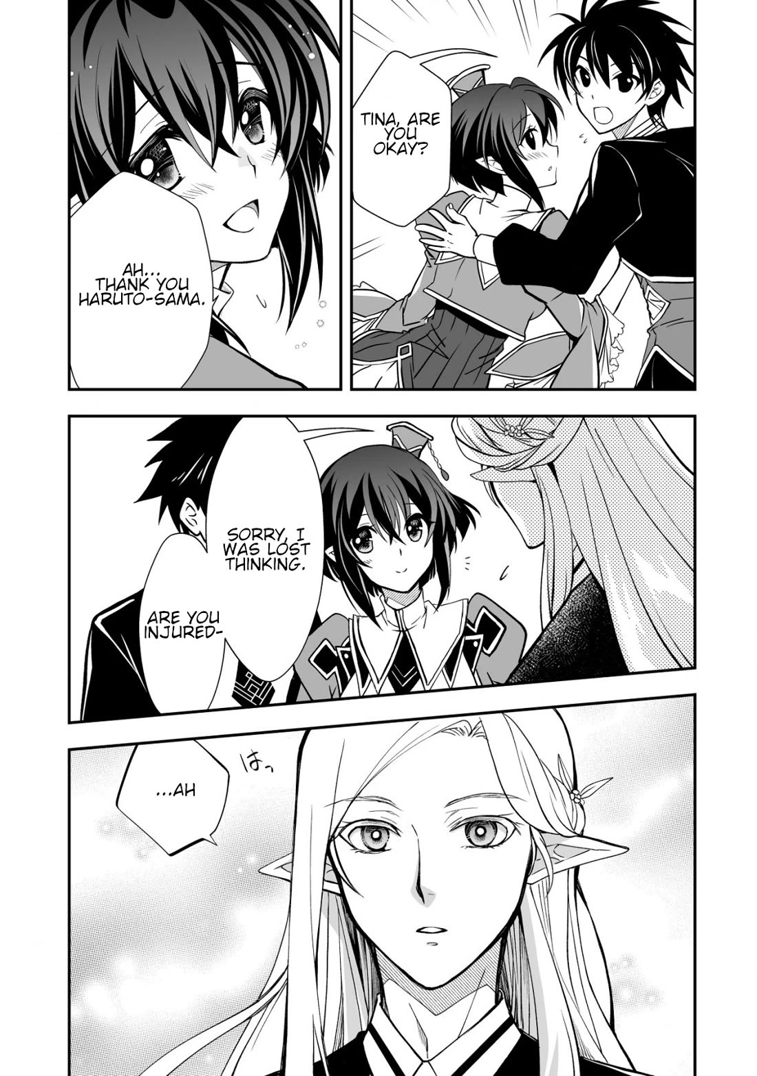 Level 1 no Saikyou kenja ~Noroi de sai kakyuu mahou shika tsukaenaikedo, kami no kanchigai de mugen no maryoku o te ni ire saikyou ni~ Chapter 30 page 15 - Chapter 30: The student council president stands in the way of my life in another world