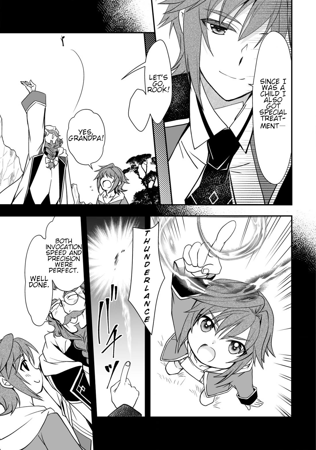 Level 1 no Saikyou kenja ~Noroi de sai kakyuu mahou shika tsukaenaikedo, kami no kanchigai de mugen no maryoku o te ni ire saikyou ni~ Chapter 31 page 7 - Chapter 31: I have classmates I can trust