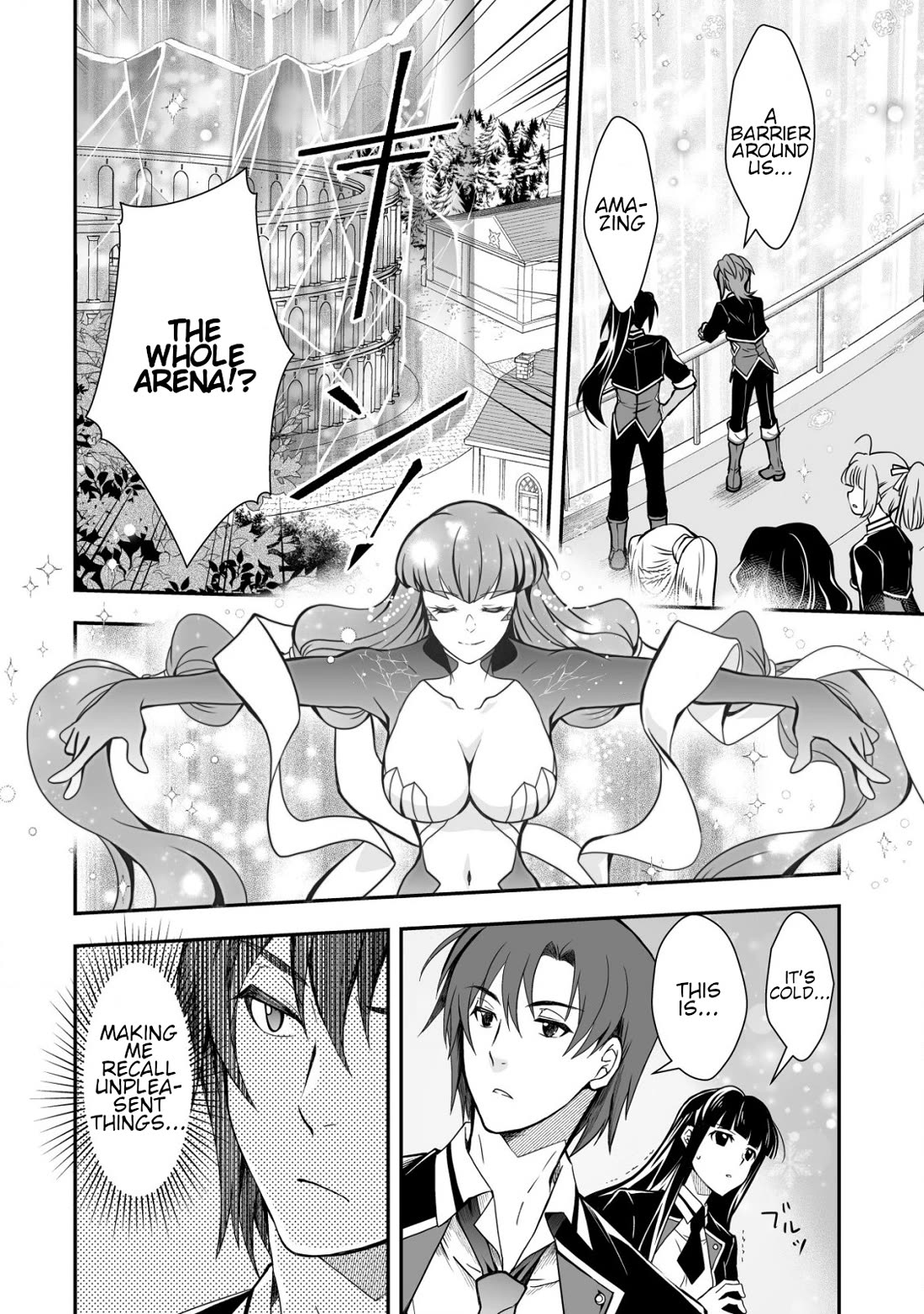 Level 1 no Saikyou kenja ~Noroi de sai kakyuu mahou shika tsukaenaikedo, kami no kanchigai de mugen no maryoku o te ni ire saikyou ni~ Chapter 32 page 14 - Chapter 32: A serious battle starts between us