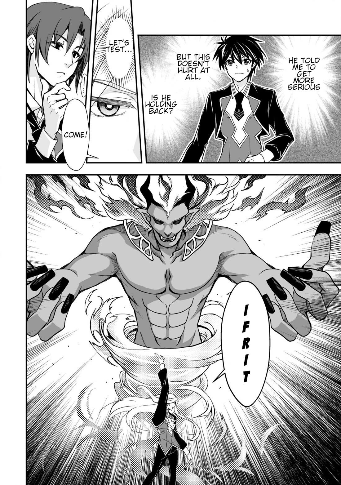 Level 1 no Saikyou kenja ~Noroi de sai kakyuu mahou shika tsukaenaikedo, kami no kanchigai de mugen no maryoku o te ni ire saikyou ni~ Chapter 32 page 20 - Chapter 32: A serious battle starts between us