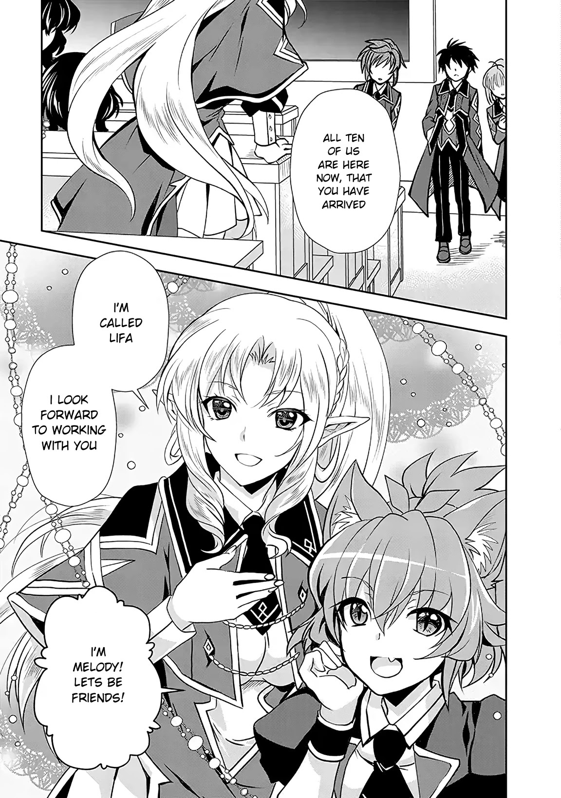 Level 1 no Saikyou kenja ~Noroi de sai kakyuu mahou shika tsukaenaikedo, kami no kanchigai de mugen no maryoku o te ni ire saikyou ni~ Chapter 4 page 11 - Chapter 4: The girl that I saved became a friend