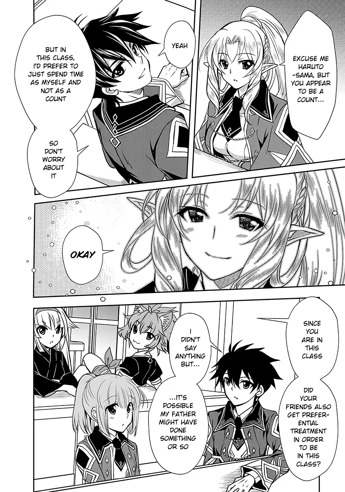 Level 1 no Saikyou kenja ~Noroi de sai kakyuu mahou shika tsukaenaikedo, kami no kanchigai de mugen no maryoku o te ni ire saikyou ni~ Chapter 4 page 14 - Chapter 4: The girl that I saved became a friend