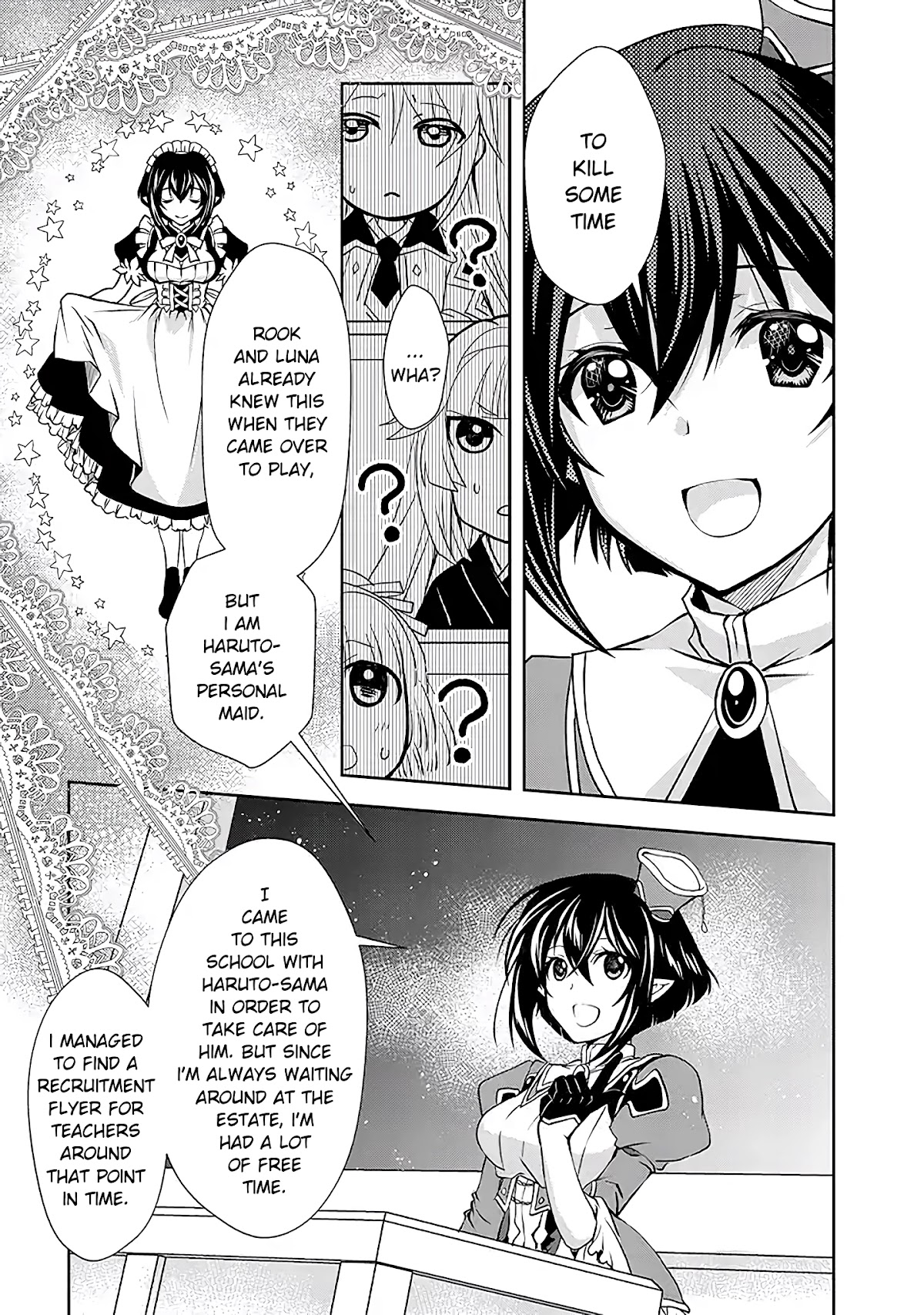 Level 1 no Saikyou kenja ~Noroi de sai kakyuu mahou shika tsukaenaikedo, kami no kanchigai de mugen no maryoku o te ni ire saikyou ni~ Chapter 5 page 5 - Chapter 5: The teacher was my personal maid