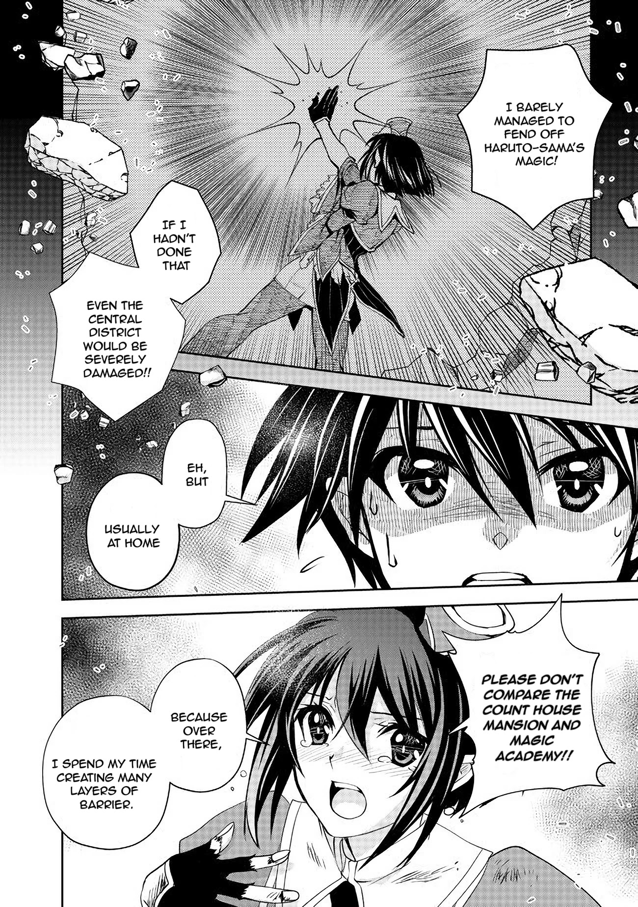 Level 1 no Saikyou kenja ~Noroi de sai kakyuu mahou shika tsukaenaikedo, kami no kanchigai de mugen no maryoku o te ni ire saikyou ni~ Chapter 7 page 6 - Chapter 7: The lowest level magic was extremely powerful