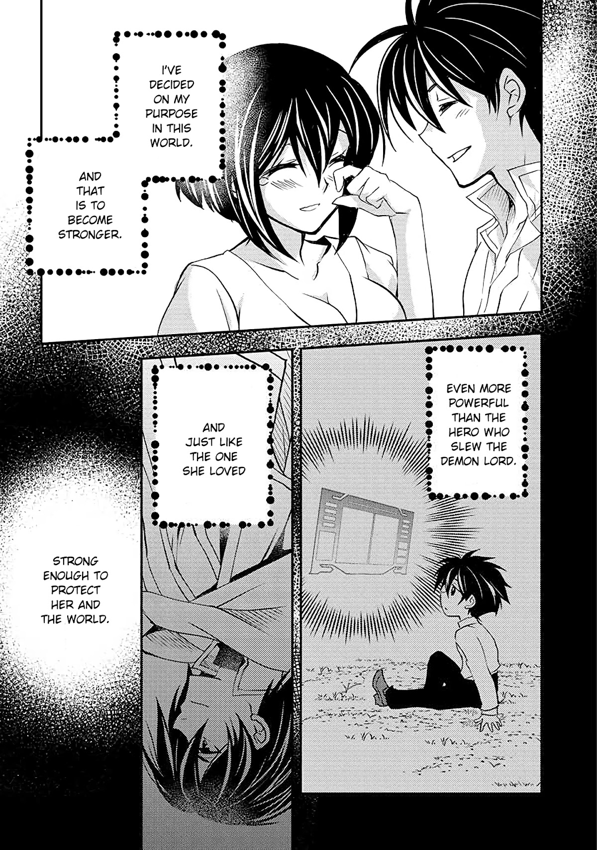 Level 1 no Saikyou kenja ~Noroi de sai kakyuu mahou shika tsukaenaikedo, kami no kanchigai de mugen no maryoku o te ni ire saikyou ni~ Chapter 8 page 13 - Chapter 8: My goal has been decided