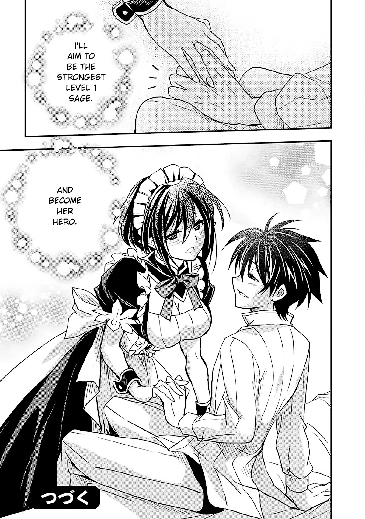 Level 1 no Saikyou kenja ~Noroi de sai kakyuu mahou shika tsukaenaikedo, kami no kanchigai de mugen no maryoku o te ni ire saikyou ni~ Chapter 8 page 17 - Chapter 8: My goal has been decided
